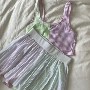 Terez Gingham Tennis Set